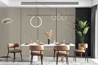 天津轻奢风格-餐厅