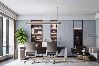 天津轻奢风格-书房