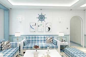 天津地中海风格-客厅
