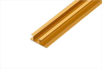 天津航空纤维墙咔铝合金带灯中条（钛金氧化）