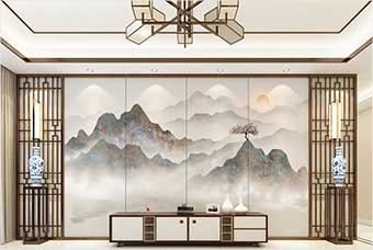 天津森佰汇航空纤维（山水画系列）